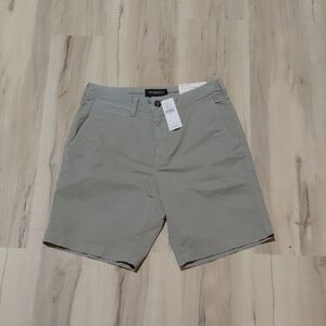 American Eagle Outfitters Men's Tan Flat Front Shorts